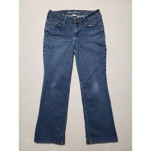 Eddie Bauer Bootcut Jeans Dark Wash Denim Casual Everyday P8‎